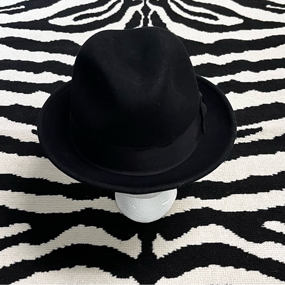 Bailey Hats of Hollywood Tino Wool LiteFelt Trilby Fedora Hat In Black Feather main image 13